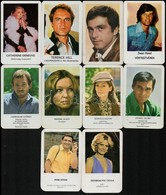1970-1983 10 Db Színészeket ábrázoló Kártyanaptár - Pubblicitari