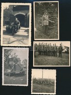 Cca 1938-1945 Vegyes Témájú Német Katonai Fotók, 5 Db, 6×6 és 9×6 Cm - Altri & Non Classificati