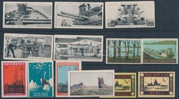 Hajó Motívum Levélzáró Tétel Berakólapon / Poster Stamps - Autres & Non Classés