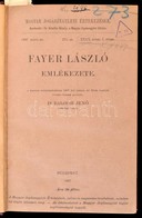 Magyar Jogászegyleti Értekezések 273-276 Sz. XXXV. Kötet 1.-4. Füzet. 1. Füzet: Dr. Balogh Jen?: Fayer László Emlékezete - Non Classificati