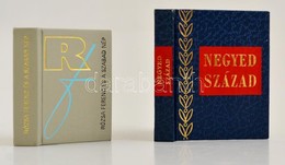 Vegyes Minikönyv Tétel, 2 Db: 

Máté György: Rózsa Ferenc és A Szabad Nép. Bp.,1976, Kossuth. Kiadói M?b?r-kötés. Számoz - Non Classés