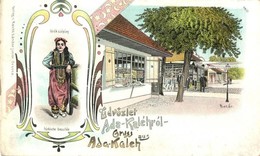 ** T2/T3 Ada Kaleh, Bazár, Török Szépség. Raichl Sándor Junior 4410. / Bazaar, Shop, Turkish Beauty. Art Nouveau, Floral - Non Classificati