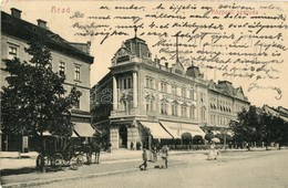 T2/T3 Arad, Nagy Lajos Központi Szállodája, Bloch H. Könyvnyomdája és Papírkereskedése, Sörcsarnok. W.L. 911. / Hotel, P - Non Classés