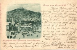 T2 1899 Brassó, Kronstadt, Brasov; Korcsolya Egyesület Jégpályája. H. Zeidner / Eislaufplatz Des Eislauf-Vereins / Ice S - Non Classés