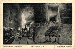 * Aknaszlatina, Slatinské Doly, Solotvyno; Ferenc és Lajos Bánya / Mines - 2 Db Régi Képeslap / 2 Pre-1945 Postcards - Non Classificati