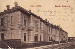 T3/T4 Munkács, Mukacheve, Mukacevo; Városi Kórház. W. L. 1172. / Hospital (kis Sarokhiány / Small Corner Shortage) - Non Classificati