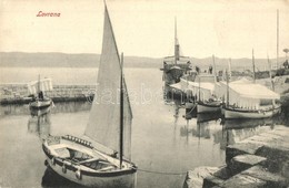 ** T1 Lovran, Laurana, Lovrana; Port With Boats, 'Ernest' Boat - Non Classificati