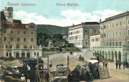 T2 Sibenik, Sebenico; Obala Marina / Quay, Industrial Railway,  Train - Non Classificati