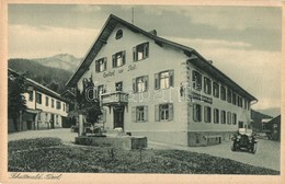 ** T2/T3 Schattwald, Tirol, Gasthof Zur Post / Inn, Automobile (EK) - Unclassified