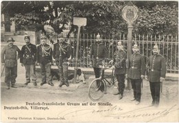 T2 Villerupt, German-French Border, Soldiers, Bicycle - Non Classés