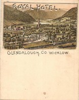 * T2/T3 Glendalough (County Wicklow), Royal Hotel. Berlram Cohen & Co. Litho (mini Card) 11,5 Cm X 9 Cm) - Non Classificati