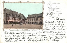 T2/T3 Goslar, Marktplatz, Kaserworth, Rathaus / Market, Square, Town Hall (EK) - Non Classificati