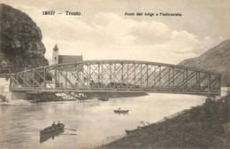 ** T1 Trento, Trient (Südtirol); Ponte Dell Adige A Piedicastello / Bridge With Castle - Non Classificati