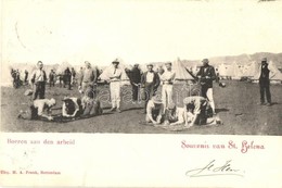 T2 St. Helena, Boeren Aan Den Arbeid / Working Boer Prisoners - Non Classificati