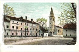 T2 Divaca, Divacca; Square With Church. B. Steblaj - Non Classificati