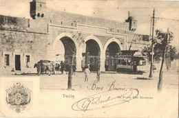 * T2 Tunis, La Porte Bab Saadoun / Gate, Tram, Coat Of Arms - Non Classificati