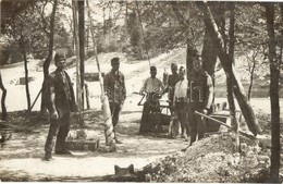 ** T2 1917 Jassionov (Galícia), Osztrák-magyar Katonák Kútfúrás Közben / WWI Austro-Hungarian K.u.K. Soldiers  Trying To - Non Classificati