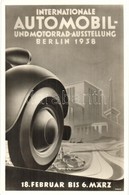 * T1/T2 1938 Berlin, Internationale Automobile Und Motorrad-Ausstellung / Automobile And Motorbicycle Exhibition Adverti - Non Classificati