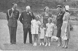 ** T2/T3 1946 Winston Churchill Visits The Dutch Royal Family (EK) - Non Classés