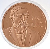 Ifj. Szlávics László (1959-) 2011. 'Nagy Magyarok / Deák Ferenc 1803-1876' Aranyozott Cu Emlékérem (40mm) T:PP - Non Classificati