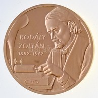 Ifj. Szlávics László (1959-) 2011. 'Nagy Magyarok / Kodály Zoltán 1882-1967' Aranyozott Cu Emlékérem (40mm) T:PP - Non Classificati