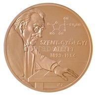 Ifj. Szlávics László (1959-) 2011. 'Nagy Magyarok / Szent-Györgyi Albert 1893-1986' Aranyozott Cu Emlékérem (40mm) T:PP - Non Classificati