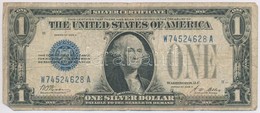 Amerikai Egyesült Államok 1928A 1$ 'Silver Certificate - Kisméret?', Kék Pecsét, 'W.O. Woods - A. W. Mellon' T:III-
USA  - Non Classificati