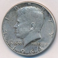 Amerikai Egyesült Államok 1964D 1/2$ Ag 'Kennedy' T:1- Kis Patina USA 1964D 1/2 Dollar Ag 'Kennedy' C:AU Small Patina Kr - Non Classificati