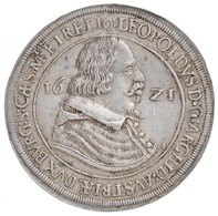 Ausztria 1621. Tallér Ag 'V. Lipót' Hall (28,56g) T:2 Enyhén Hajlott Lemez / 
Austria 1621. Thaler Ag 'Leopold V' Hall ( - Non Classés