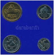 Finnország 1990. 10p-5M (4xklf) Forgalmi Sor Karton Díszcsomagolásban T:1
Finland 1990. 10 Pennia - 5 Markaa (4xdiff) Co - Non Classés