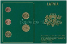 Lettország 1992. 1S-20S (5xklf) Forgalmi Sor Karton Díszcsomagolásban T:1
Latvia 1992. 1 Santims - 20 Santimu (5xdiff) C - Non Classés