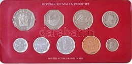 Málta 1977. 2m - 50c (9xklf) Forgalmi Sor Dísztokban T:PP
Malta 1977. 2 Mills - 50 Cents (9xdiff) Coin Set In Display Ca - Non Classés