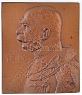 Ausztria 1915. 'Ferenc József' Br Plakett. Szign.: Franz Stiasny (65x56,5mm) T:1-,2
Austria 1915. 'Franz Joseph' Br Plaq - Non Classificati