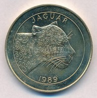 Nagy-Britannia 1989. 'Világ Megment?k - Jaguár' Sárgaréz Emlékérem (38,5mm) T:1-,2
Great Britain 1989. 'World Savers - J - Non Classificati