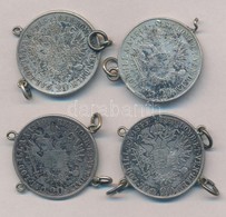 4db-os Vegyes Rossz Tartású, Füllel Ellátott Ezüstpénz Tétel, Mind 1840-es évekbeli 20kr T:2-,3  
4pcs Of Various Silver - Non Classificati