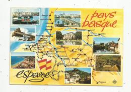 Cp , Carte Géographique, PAYS BASQUE , Vierge, Ed. CAP , N° 1976 - Landkarten