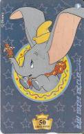 TARJETA DE ISRAEL DE DISNEY DE DUMBO (ELEFANTE-ELEPHANT) - Disney