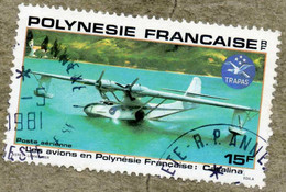 POLYNESIE Frse :  Avions En Polynésie : "Catalina"  (bombardier D'eau) - Etats-Unis - Transport - - Gebruikt