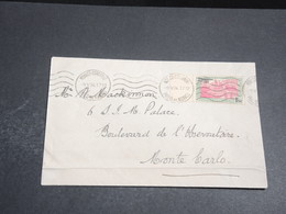 MONACO - Enveloppe Pour Monte Carlo En 1934 , Affranchissement Plaisant - L 18079 - Cartas & Documentos