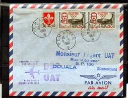 Paris Douala Par DC8 UAT -1ere Liaison - 1960-.... Lettres & Documents