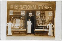 CPA Angleterre Royaume Uni Carte Photo Rppc Non Circulé Commerce Shop Front - Other & Unclassified