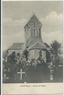 Octeville-Abside De L'Église (Voir Tampon Scan Verso: Régiment Territoriale D'Infanterie-Le Colonel) (CPA) - Octeville