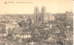 Bruxelles - CPA - Brussel - Eglise Sainte-Gudule Et Panorama - Mehransichten, Panoramakarten