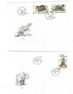 Year 1994 - Nice Czech Painter Zdenek Burian, Set Of 2 FDC - FDC