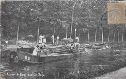 Aulnay Sous Bois    93  La Plage.   Péniche  Déchargement De Pierres - Aulnay Sous Bois