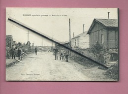 CPA   -  Roisel  Après La Guerre - Rue De La Gare - Roisel