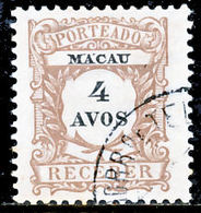 !										■■■■■ds■■ Macao Postage Due 1904 AF#04ø Regular Issue 4 Avos (x12013) - Timbres-taxe