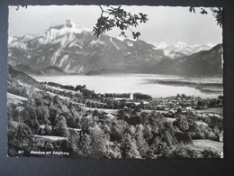 Österreich- AK Mondsee Am Mondsee Mit Schafberg, Verlag Bährendt-Zwerger - Mondsee