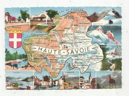 Cp , Carte Géographique,74, HAUTE SAVOIE , Vierge, Ed. CAP , N° 1578 - Landkarten