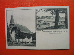 Klein-Zerlang Bei Rheinsberg I.d.M.Hauptansicht Mit Kirche - Rheinsberg